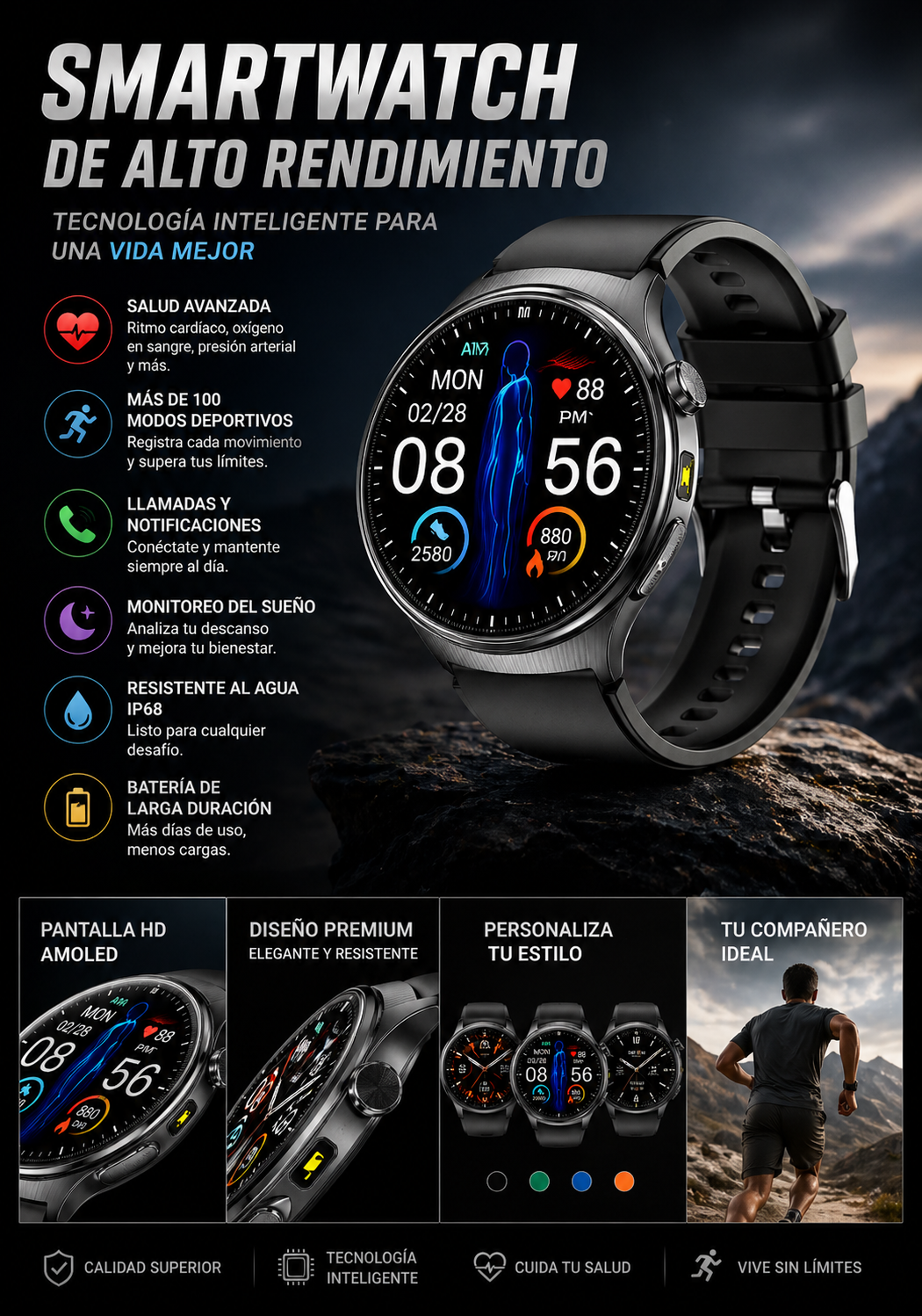 ⌚ Smartwatch 2026 – Tecnología de salud en tu muñeca