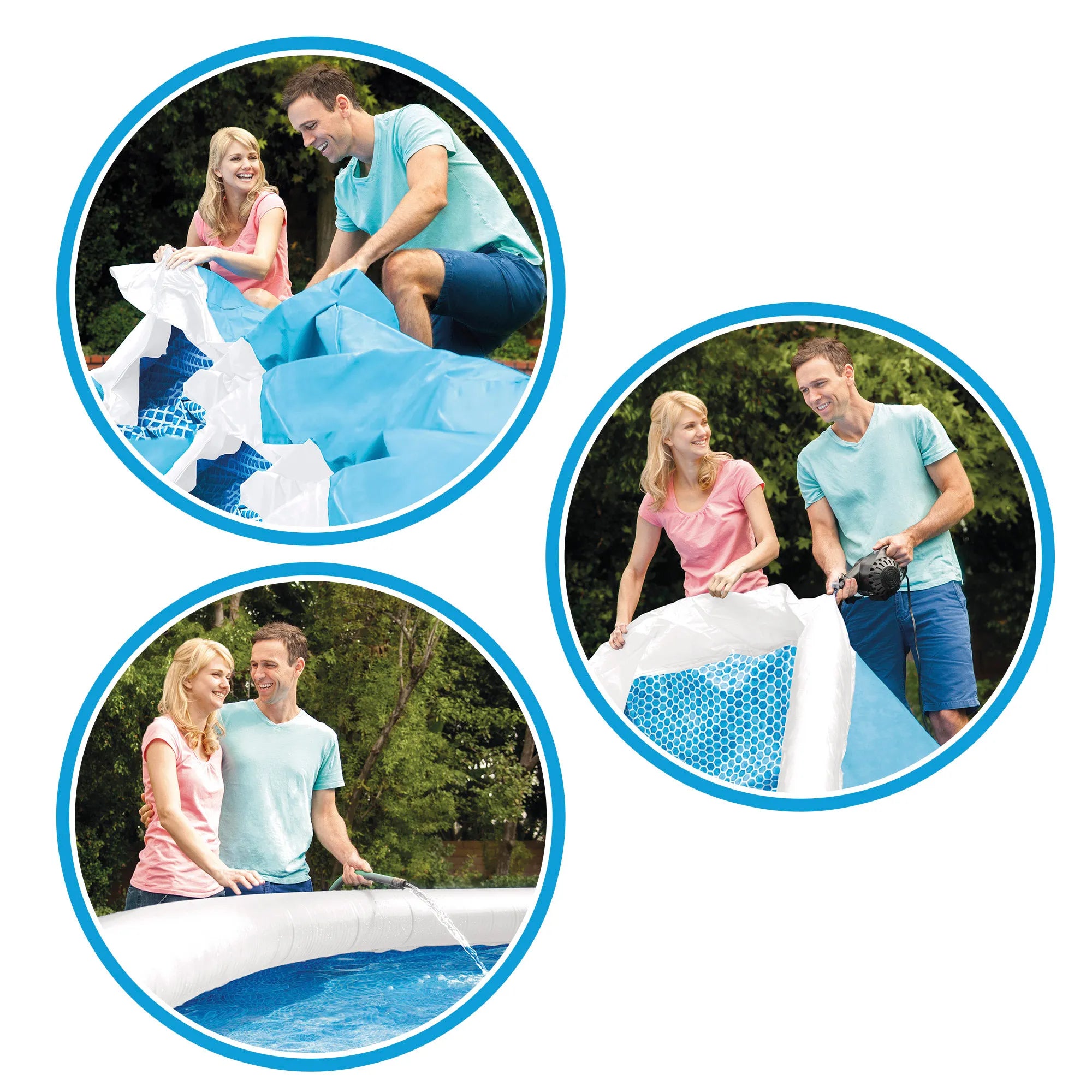 👉 Piscina inflable redonda 183x51 cm fácil montaje