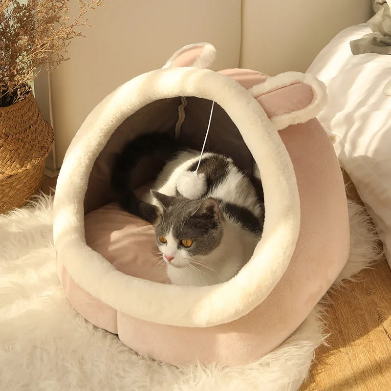 🐱 Cama Cerrada para Gatos – Refugio cálido y seguro