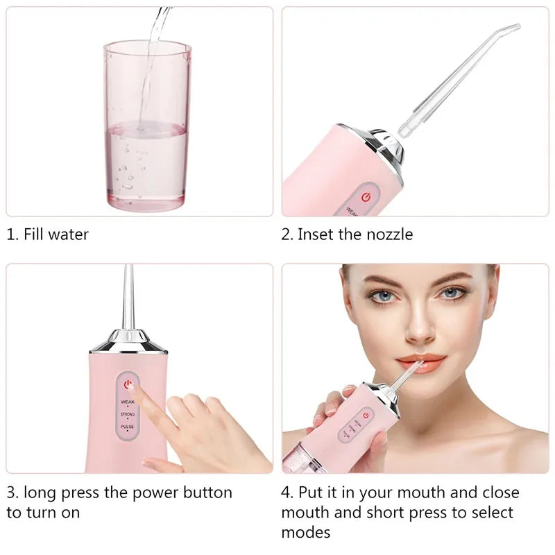 🦷 Portable Dental Irrigator – Deep cleaning and a perfect smile