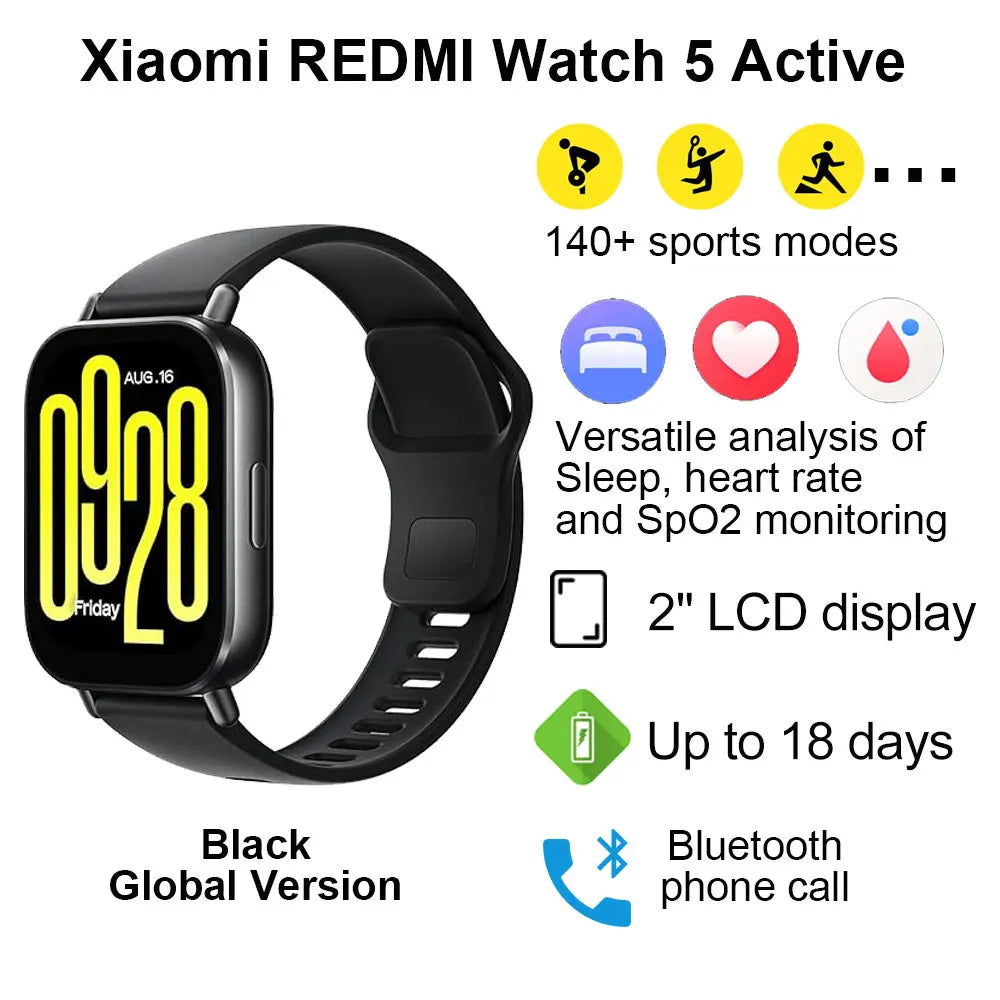 ⌚ Xiaomi Redmi Watch 5 Active – Tu compañero inteligente diario