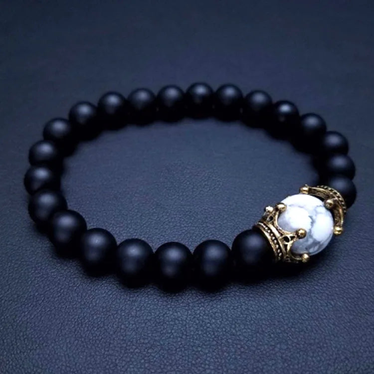 Pulsera de cuentas ojo de tigre para hombre – Ajustable, elegante y con energía natural