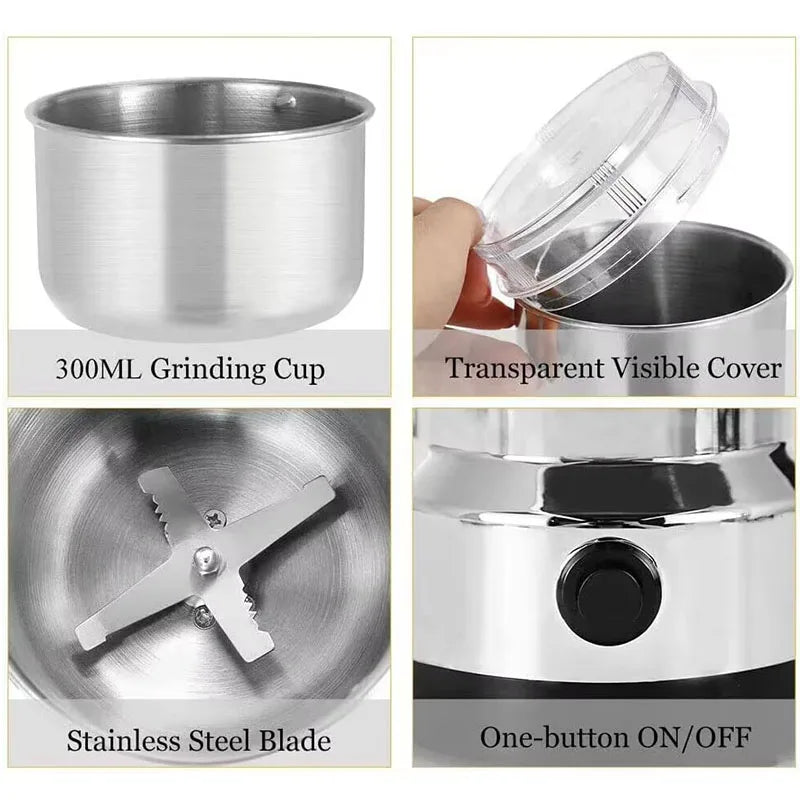 🔥 Multifunction Electric Grinder – Grinds in seconds