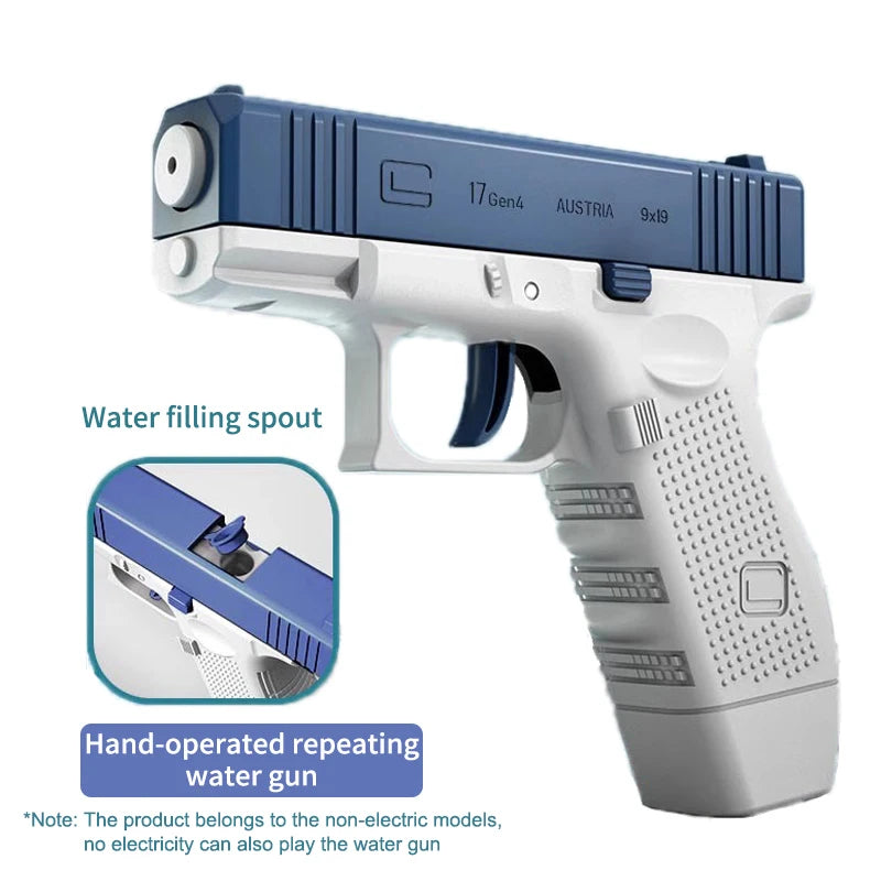 Pistola de Agua Eléctrica Recargable – Disparo Automático | Diversión Verano
