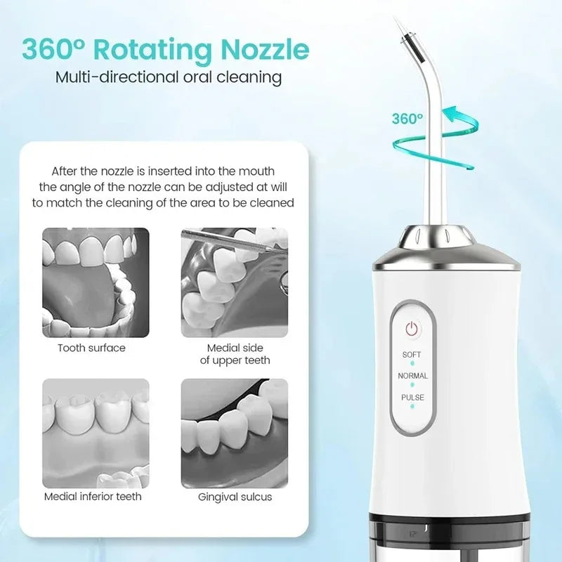🦷 Portable Dental Irrigator – Deep cleaning and a perfect smile