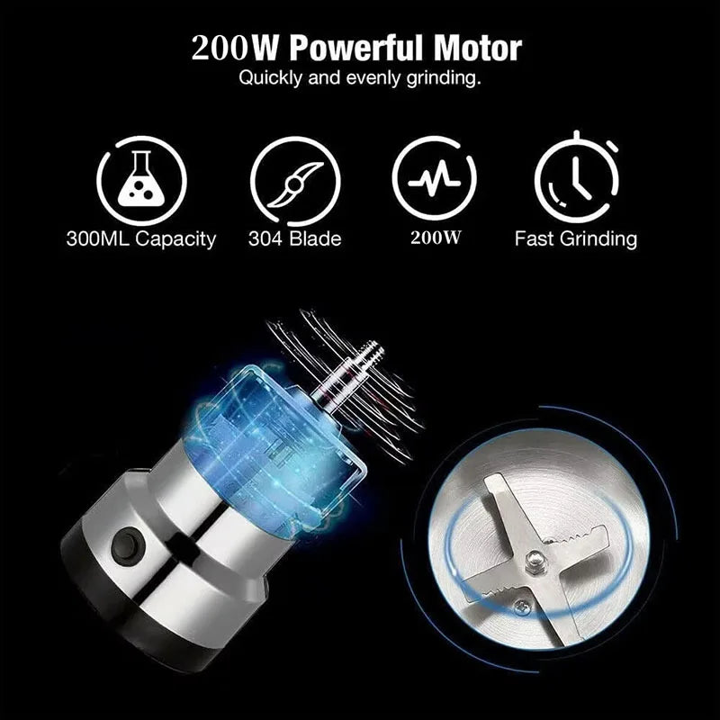 🔥 Multifunction Electric Grinder – Grinds in seconds
