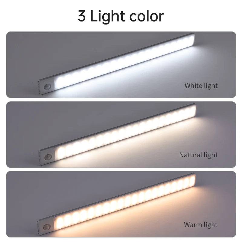 Oplaadbare LED-lamp met bewegingssensor en USB-aansluiting